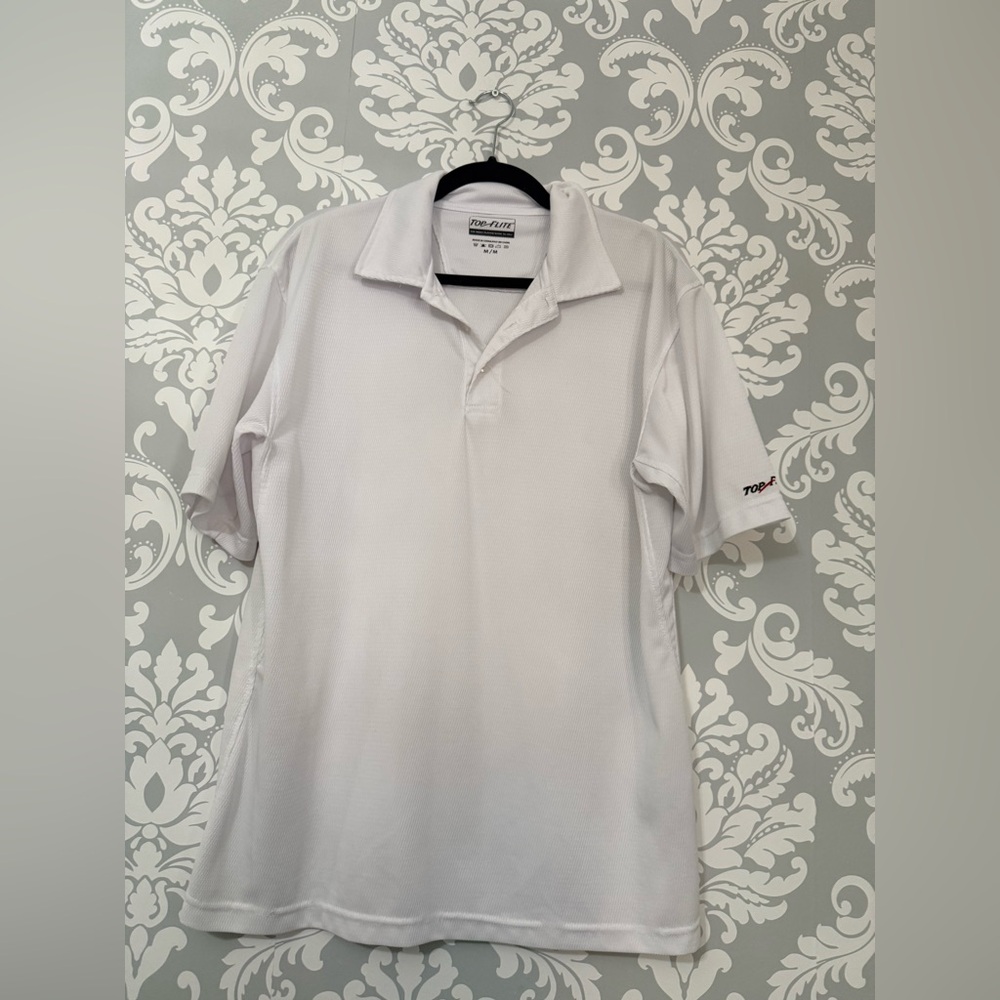 4/$25 • Top-Flite White‎ Golf Polo